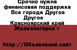 Срочно нужна финансовая поддержка! - Все города Другое » Другое   . Красноярский край,Железногорск г.